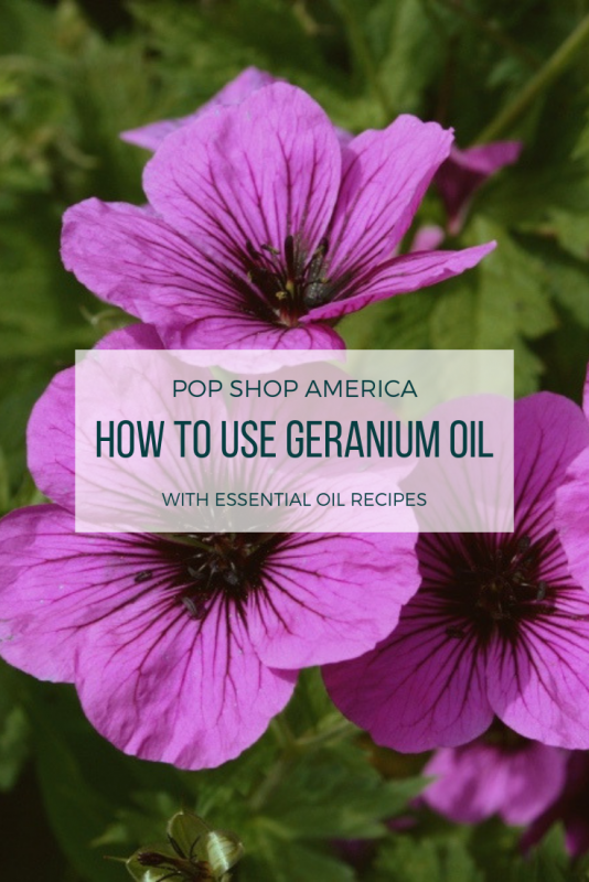 how to use geranium essential oil pop shop america
