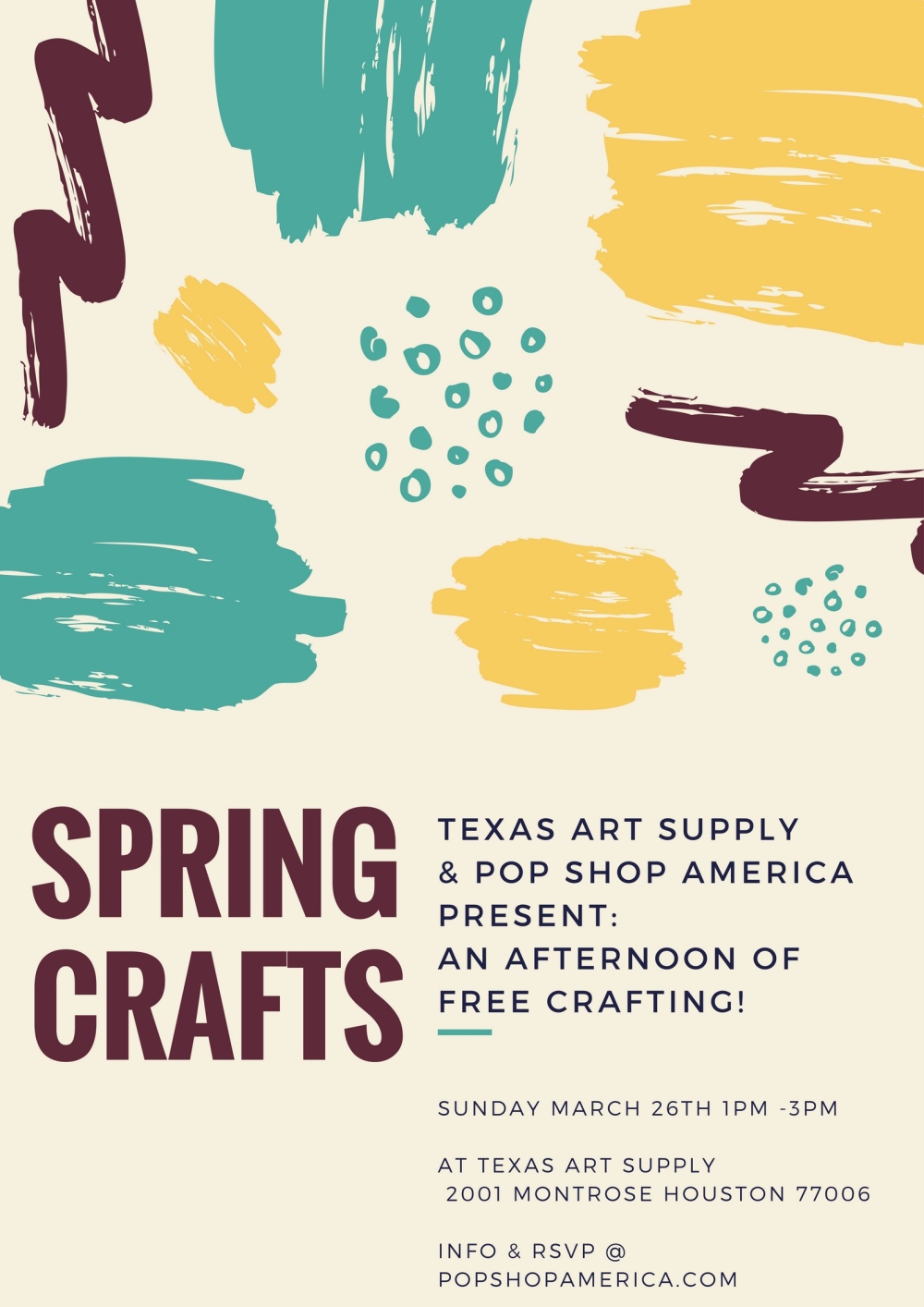 spring crafts with pop shop america and texas art supply_small