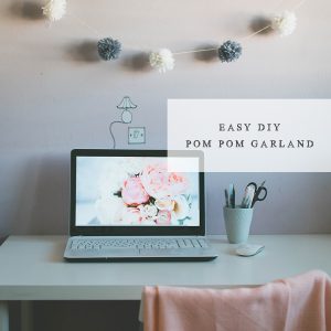 How To Make An Easy DIY Pompom Garland