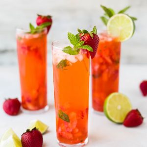 strawberry mojito cocktail recipe by pop shop america blog