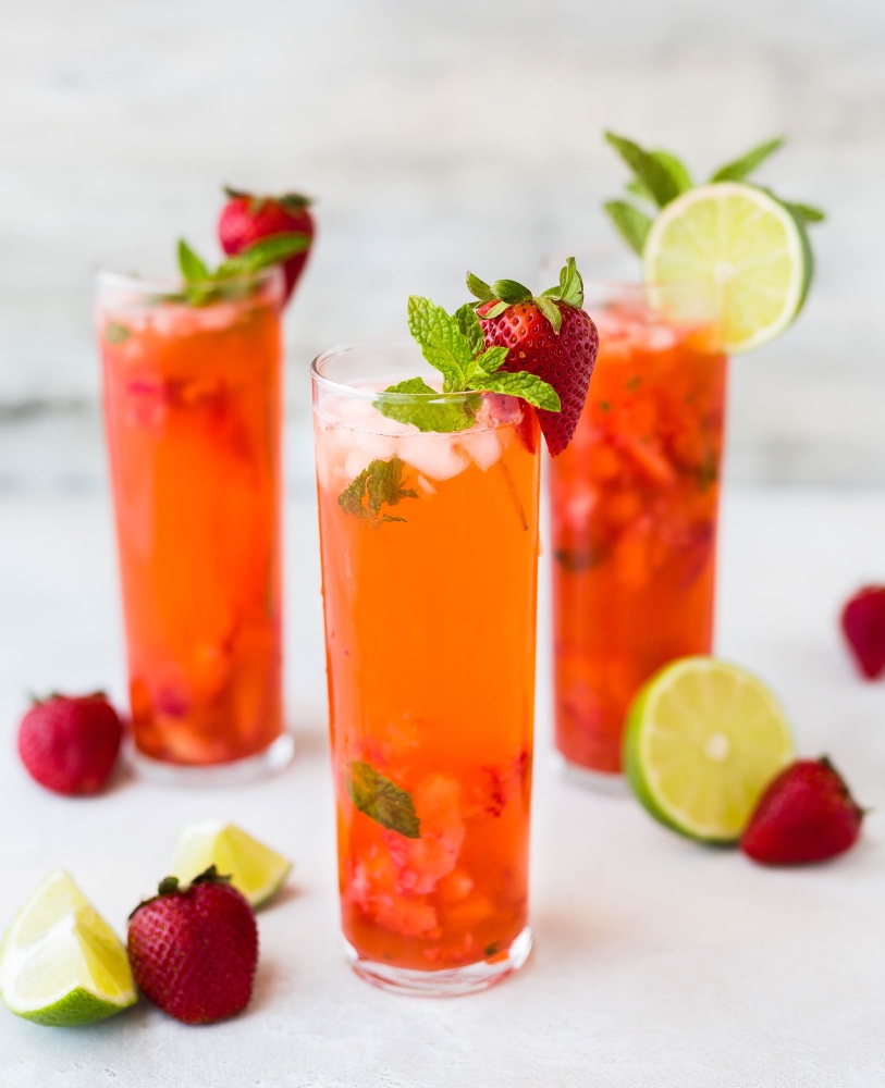 strawberry mojito cocktail recipe by pop shop america blog