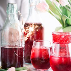 pomegranate simple syrup recipe by pop shop america