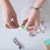 what's inside the diy kawaii jewelry kit