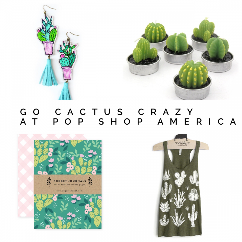 handmade cactus gift guide pop shop america