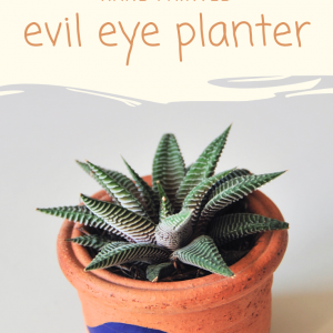 hand painted evil eye planter diy pop shop america