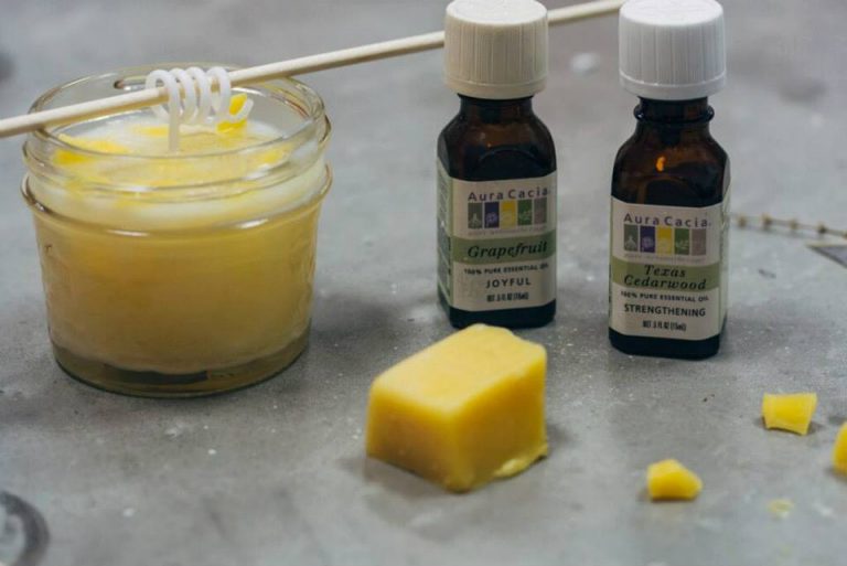 DIY Beeswax & Lavender Candle Tutorial