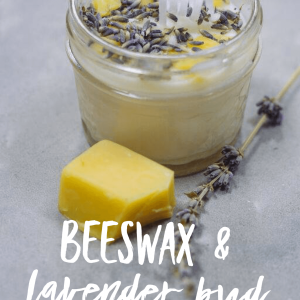 beeswax and lavender bud candle diy pop shop america