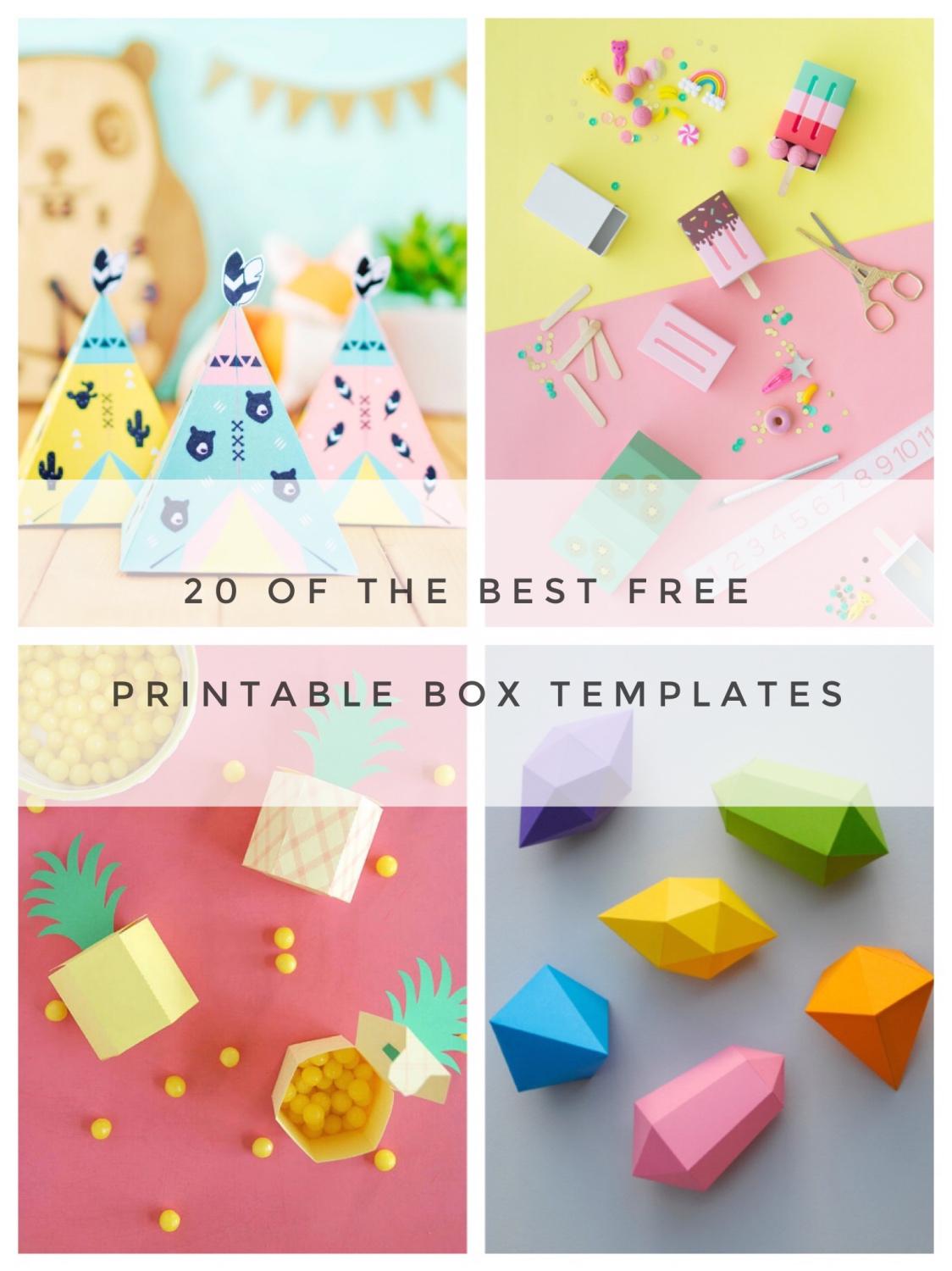20 of The Best Free Printable Box Templates