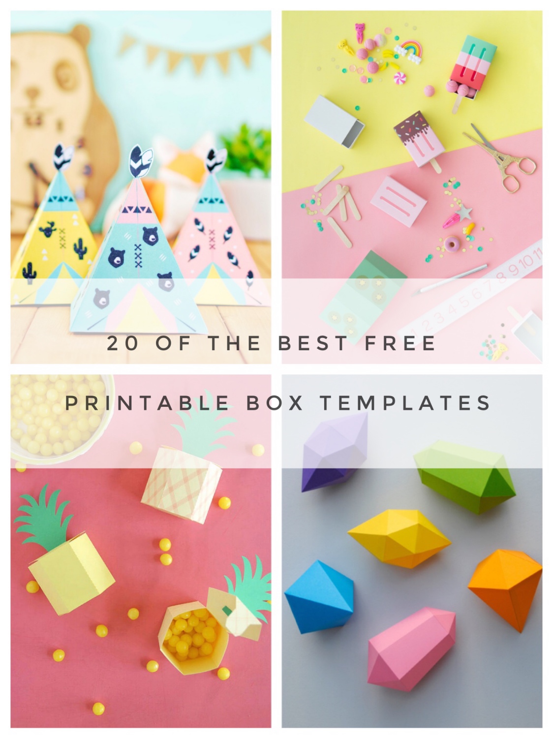 Printable Candy Stickers  Free Printable Papercraft Templates