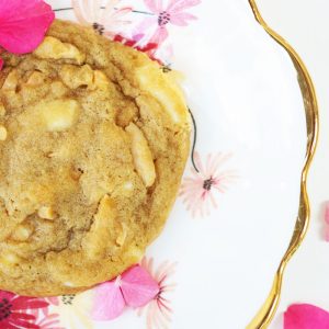 White Chocolate Rosewater Cookies