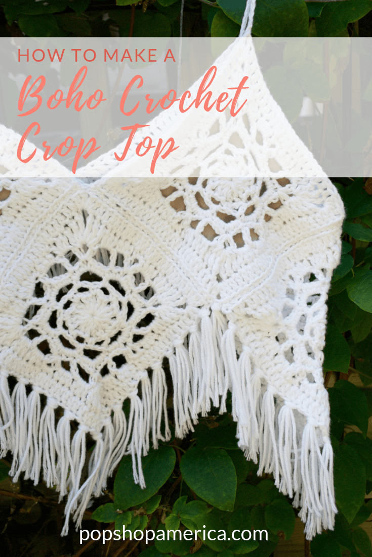Crochet Cotton Bra Tops, Bohemian Clothes