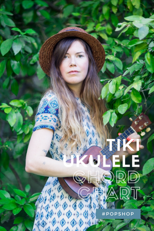 tiki ukulele standard chord chart printable free