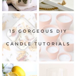 15 gorgeous candle tutorials pop shop america