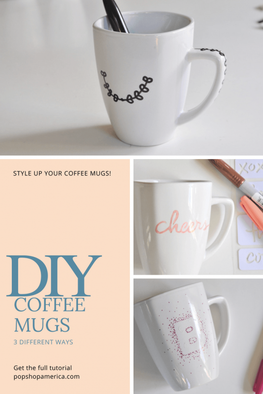 diy sharpie coffee mugs pinterest pop shop america