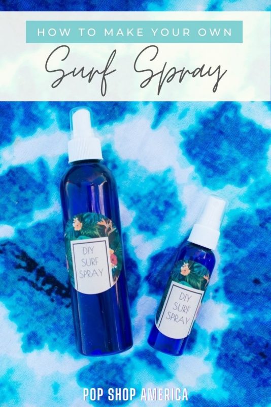 diy surf spray for hair with free printable label pop shop america