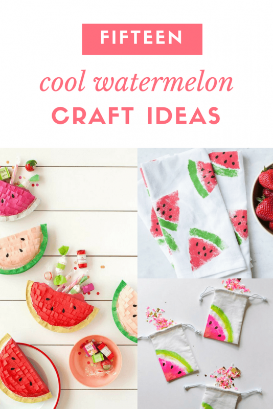 fifteen cool watermelon craft tutorials