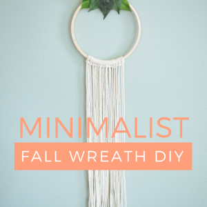 minimalist fall wreath diy pop shop america