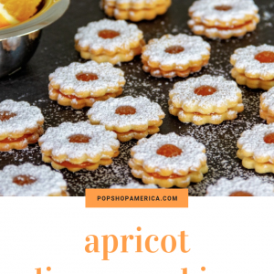 apricot linzer cookies pop shop america