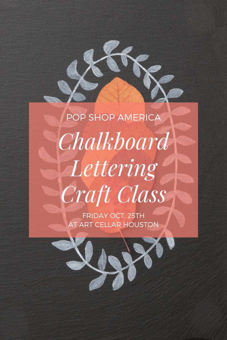chalkboard lettering craft class by pop shop america diy blog