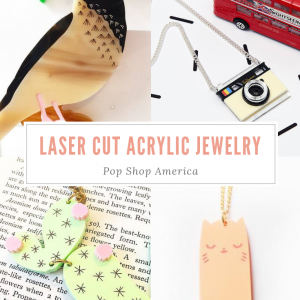 laser cut acrylic jewelry by handmade makers pop shop america
