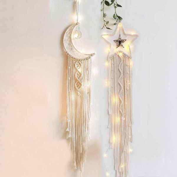 DIY Kit Moon Macrame Wall Hanging Craft Kit