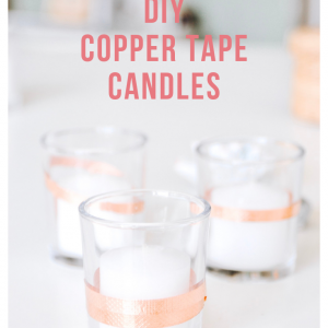 diy copper tape candles pop shop america