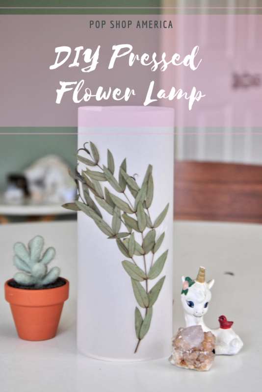 diy pressed flower lamp tutorial pop shop america