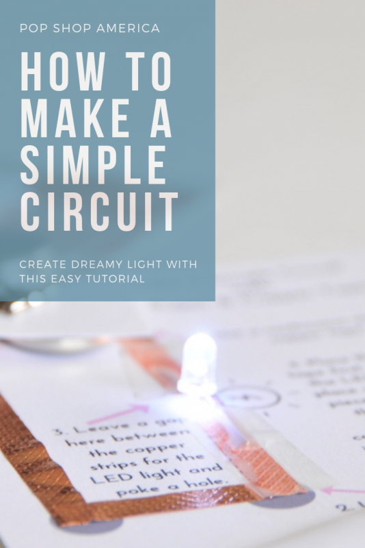 how to make a simple circuit diy feature pop shop america