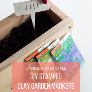 diy stamped clay garden markers pop shop america