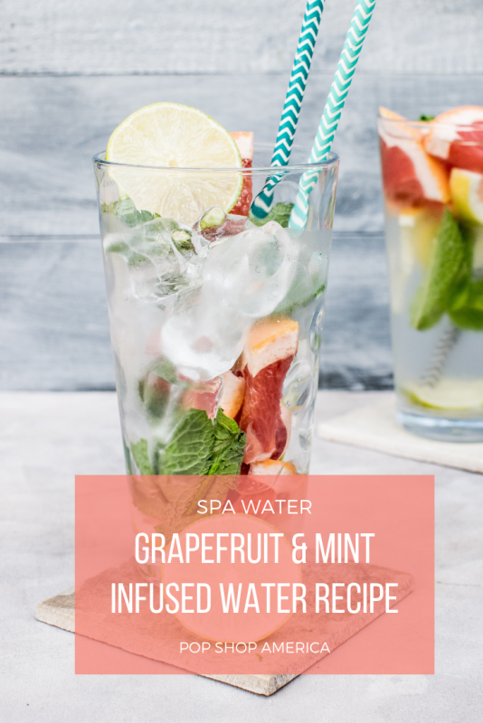 grapefruit and mint infused water recipe pop shop america