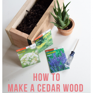 how to make a cedar wood planter box pop shop america