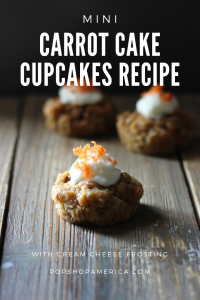 mini carrot cake cupcakes recipe pop shop america