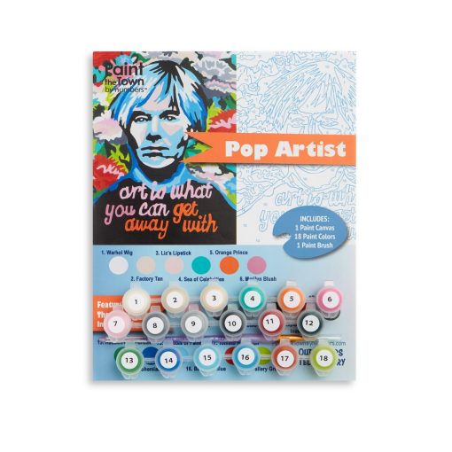 andy warhol paint by numbers for adults pop shop america