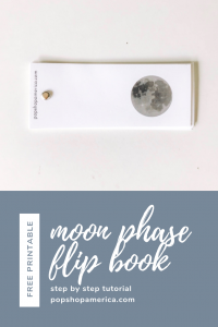 How to Make a Moon Phase Flip Book with Printable