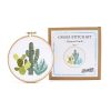 cactus desert cross stitch kit with box pop shop america craft supplies
