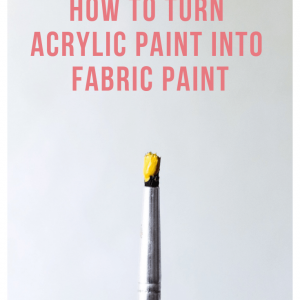 feature how to turn acrylic paint into fabric paint diy tutorial