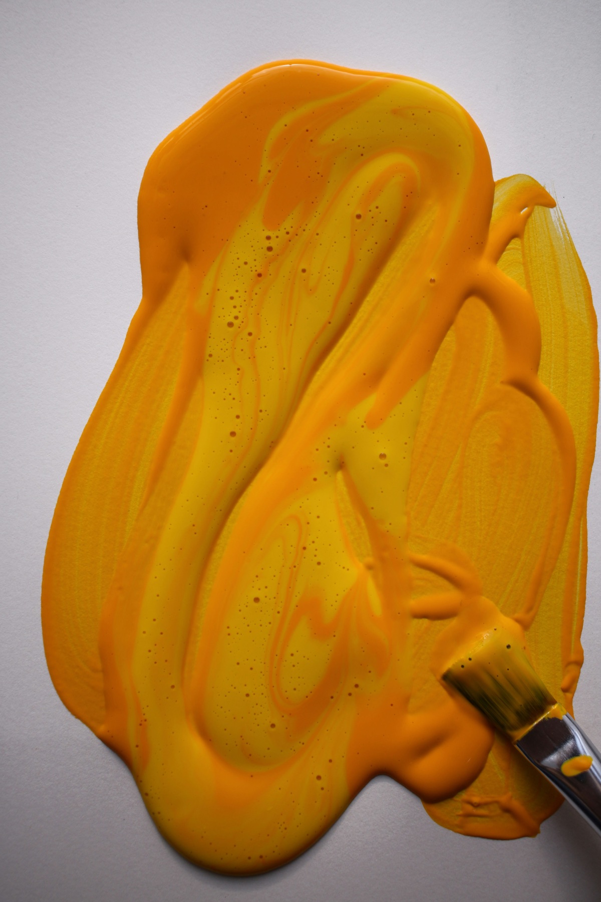 mixing colors to create your own fabric paint