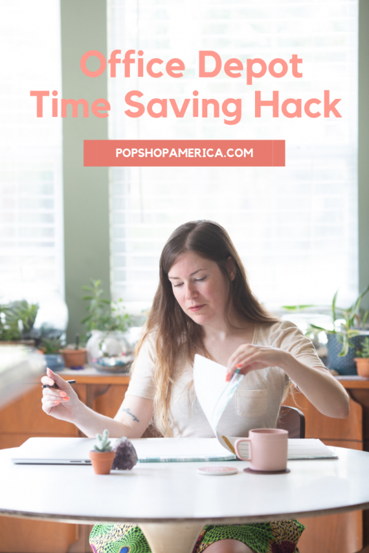 easy time saving hacks with office depot pop shop america