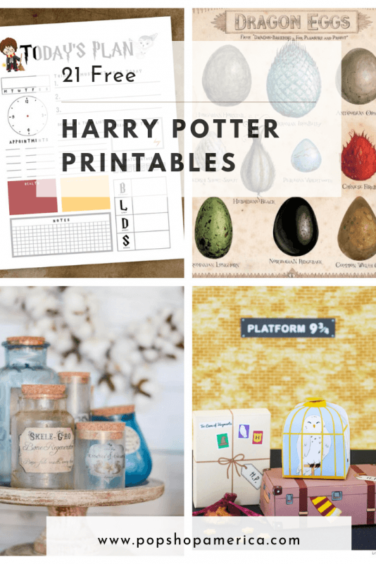 21 free harry potter printables pop shop america
