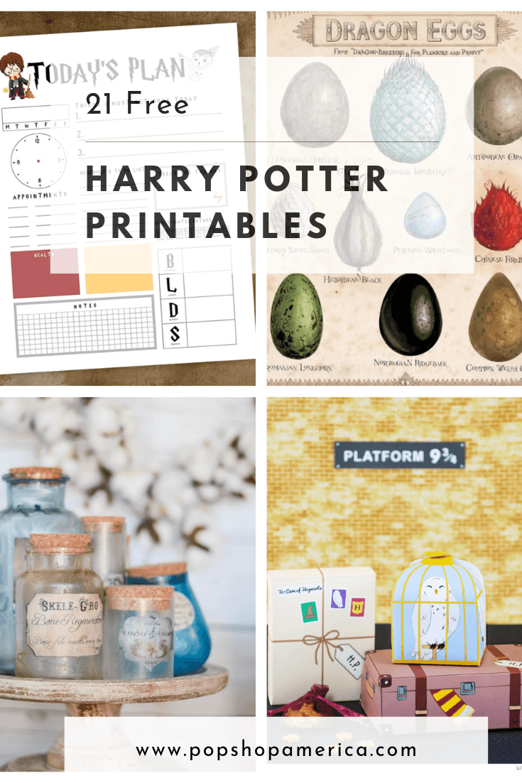 Printable Harry Potter Bookmarks