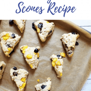 blueberry peach scones recipe pop shop america