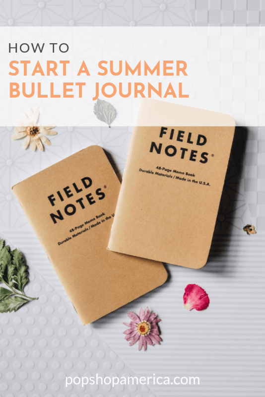 how to start a summer bullet journal pop shop america