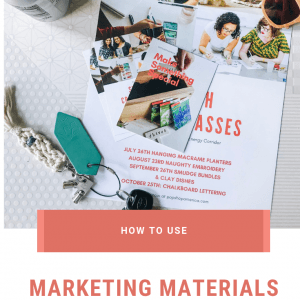how to use marketing materials to grow your brand pop shop america