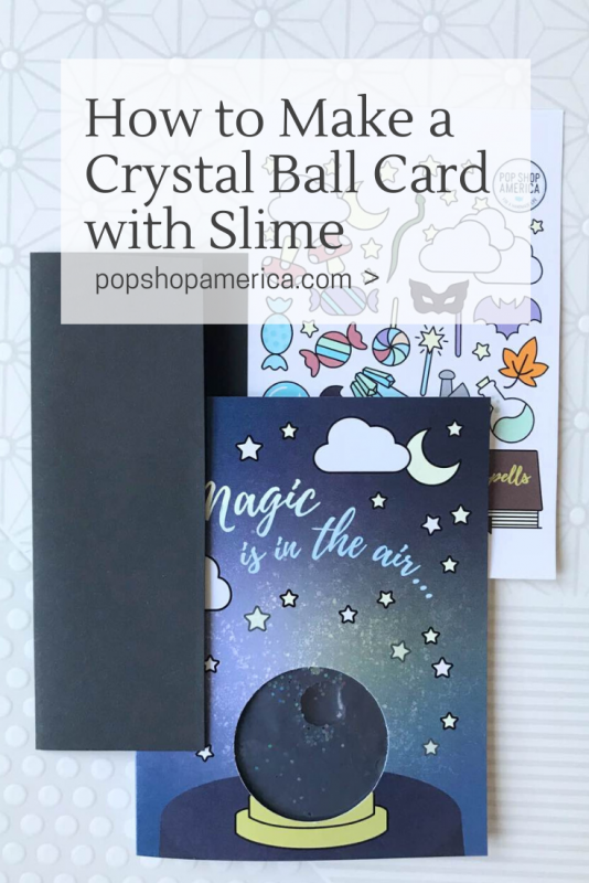 crystal ball slime card diy pop shop america