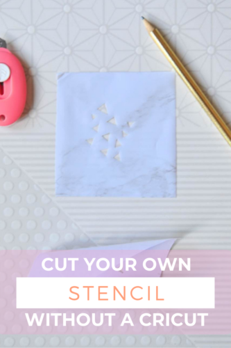 how to cut a stencil without a cricut craft in style box