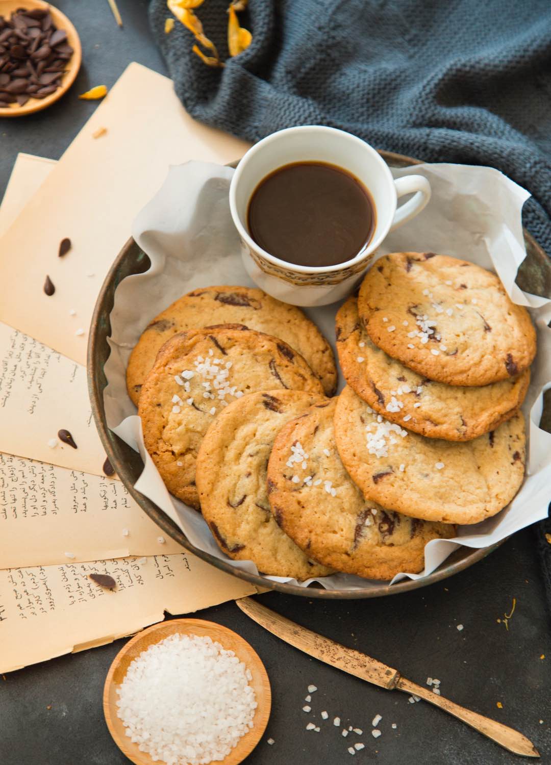 sea salt brown butter chocolate chip cookies recipe