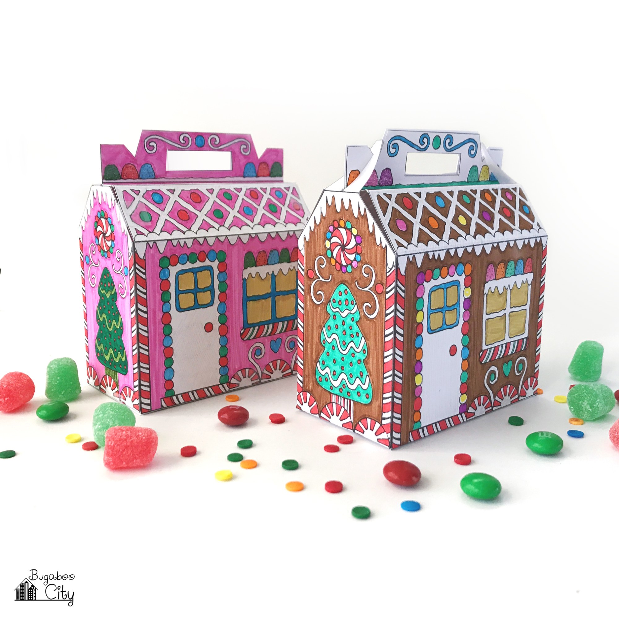 Color-Your-Own-Gingerbread-Houses