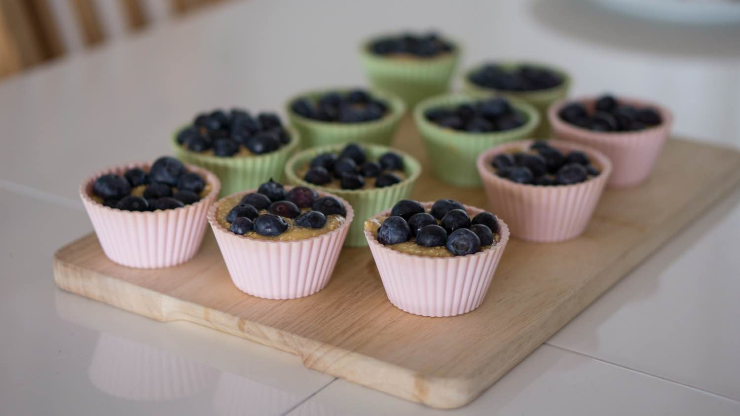 blueberry cobbler muffins in muffin tins recipe