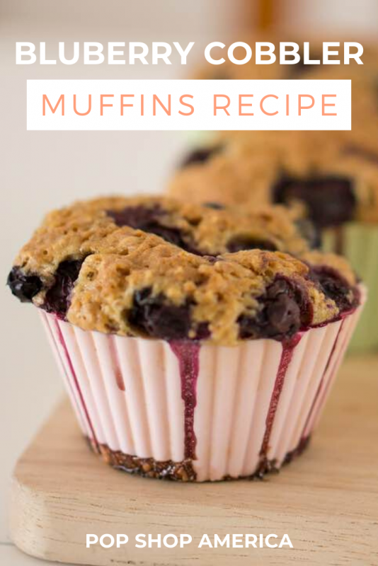 blueberry cobbler muffins recipe pop shop america