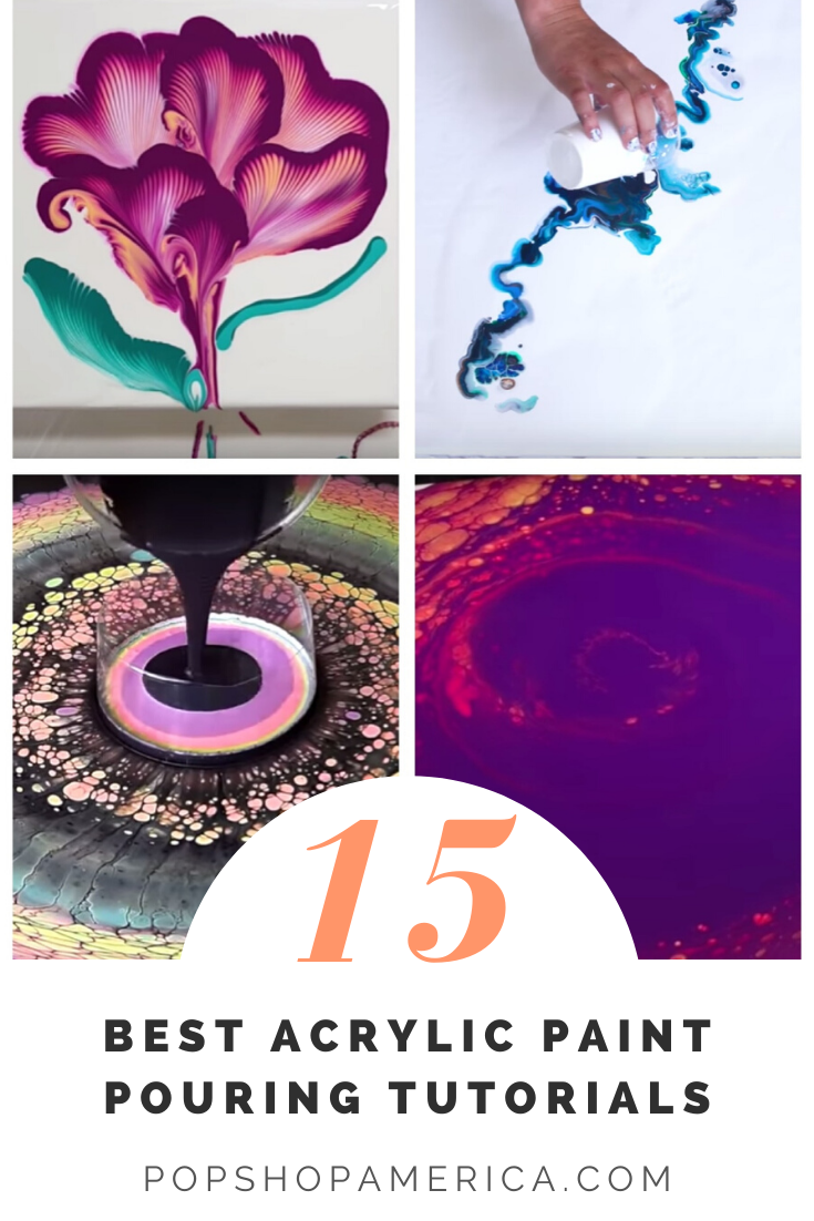 9 Basic and Advanced Acrylic Pouring Techniques to Try Today